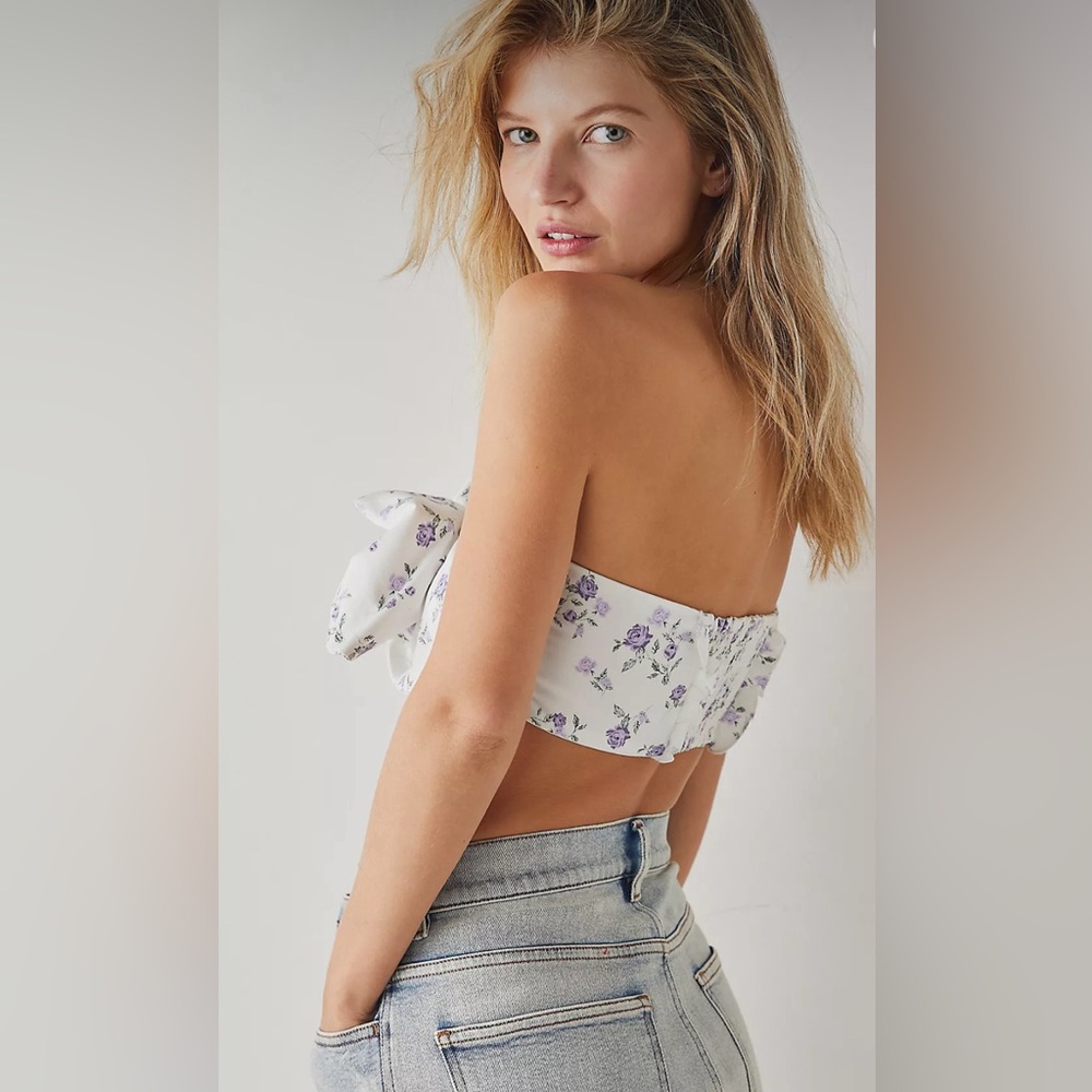 For love and lemons 🍋 bow crop top and pant set